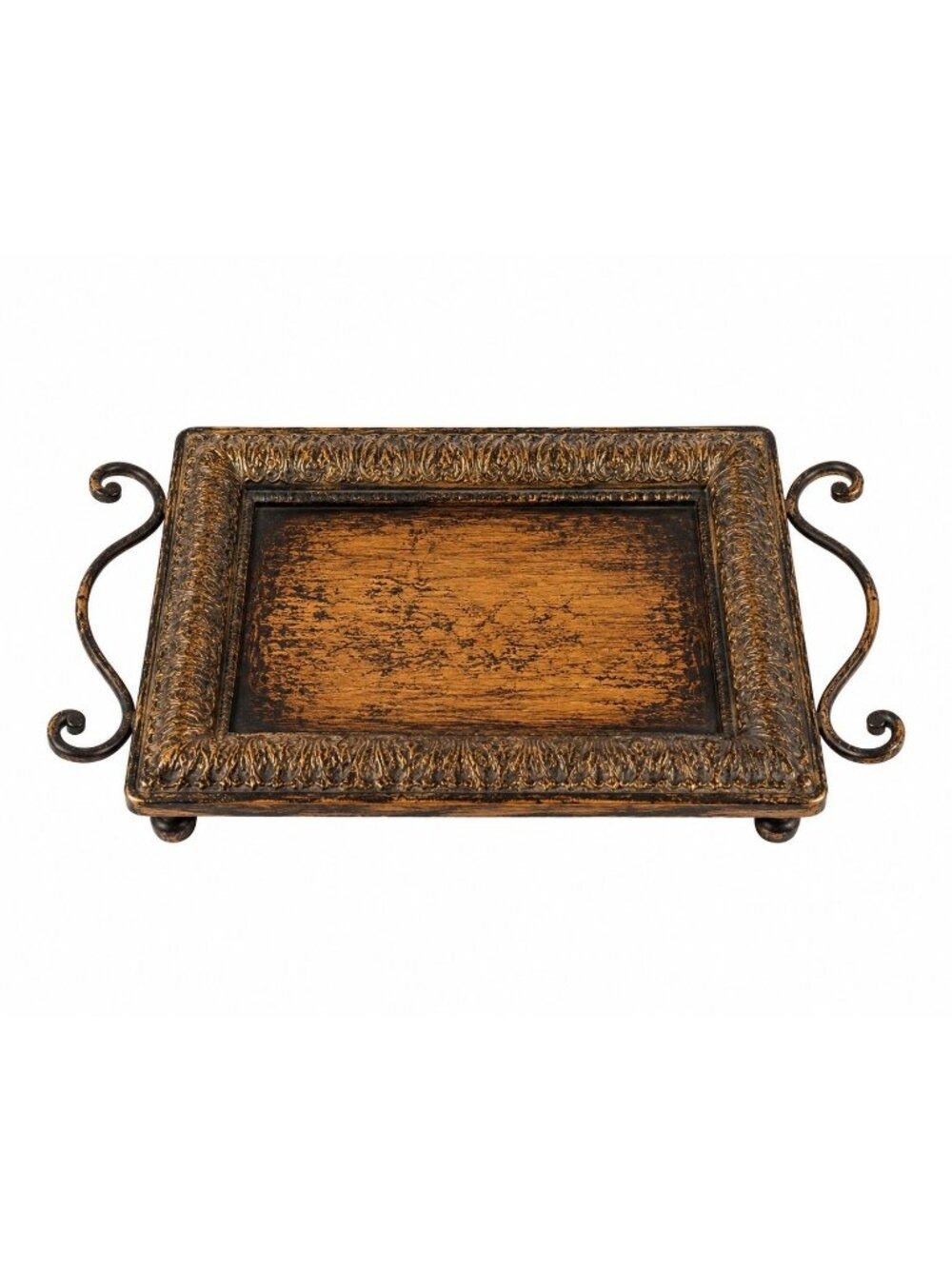 Ornate Decorative Serving Tray French Country Tuscan Farmhouse Decor